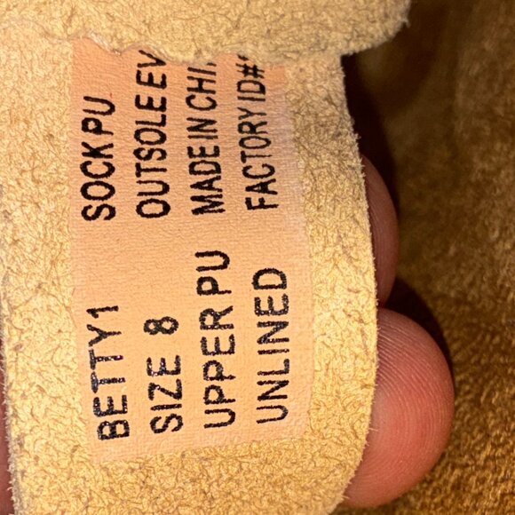 Women’s size 8 Sandals, Francesca's Rose gold - Picture 2 of 4